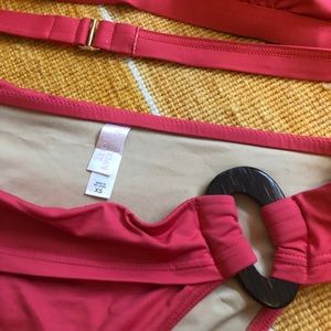 Victoria's Secret Swim - Island Red Bikini Halter Top & Bottom Victoria's Secret Swim - Island Red Bikini Halter Top & Bottom